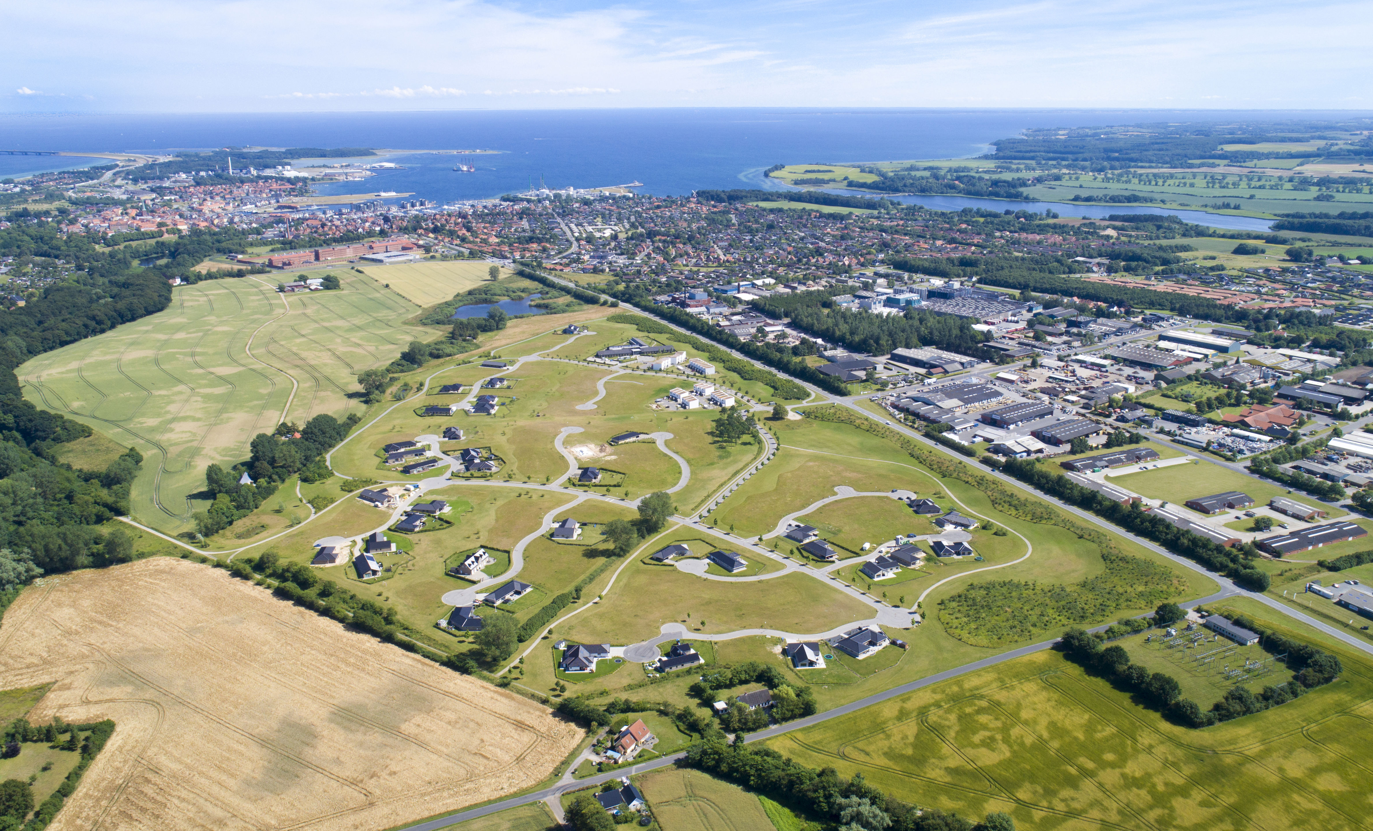 Luftfoto over Jagtenborg