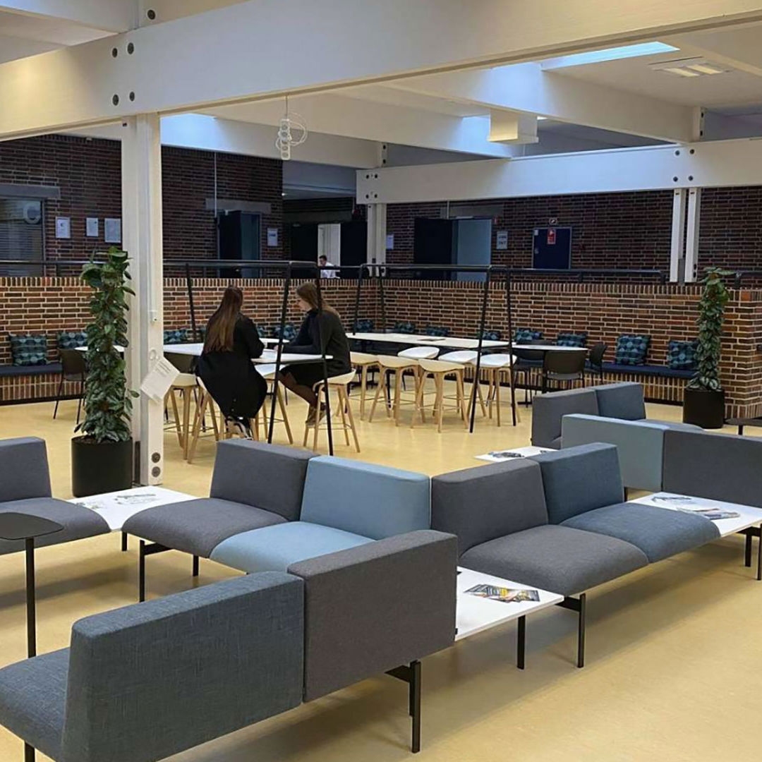 Jobcenter Nyborg indefra // Foto: Nyborg Kommune