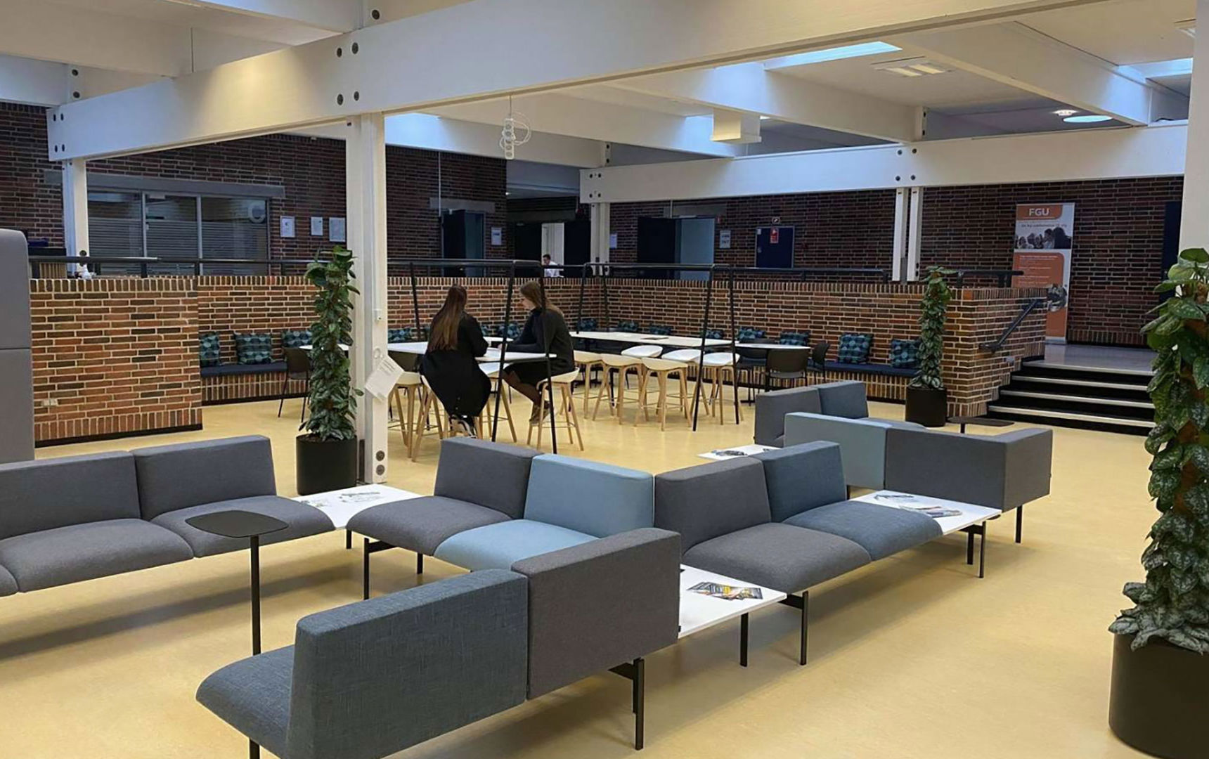 Jobcenter Nyborg indefra // Foto: Nyborg Kommune