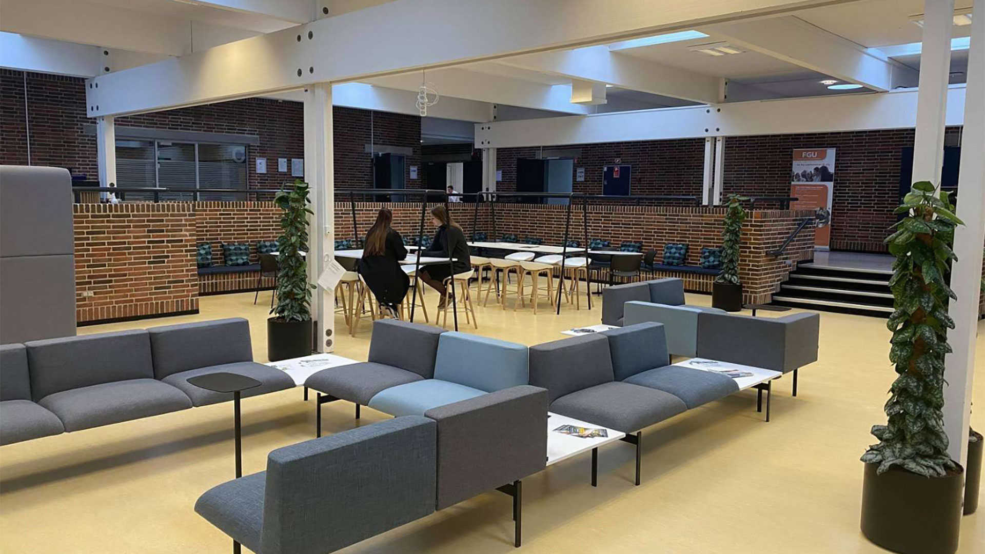 Jobcenter Nyborg indefra // Foto: Nyborg Kommune