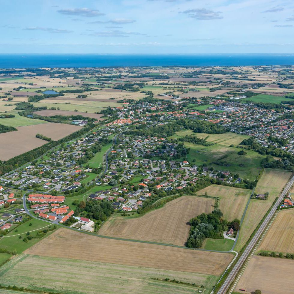 Luftfoto over Ullerslev // Foto: Nyborg Kommune