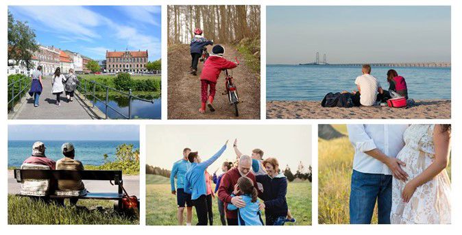 SAMMEN om det sundeliv – Sundhedspolitik 2024-2027 // Foto: Nyborg Kommune