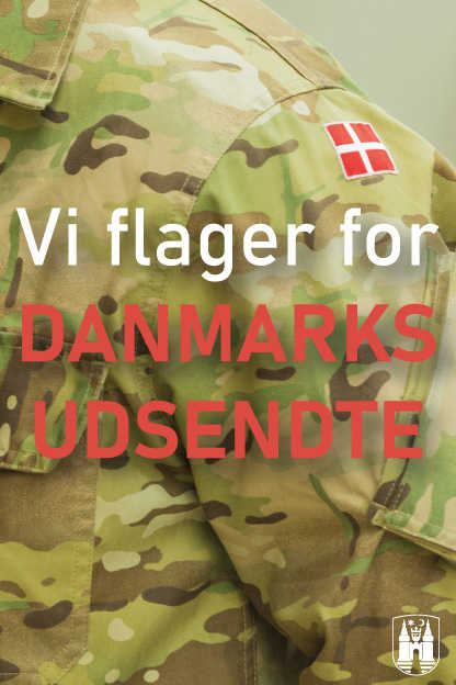 Plakat for Danmarks Udsendte // Foto: Nyborg Kommune