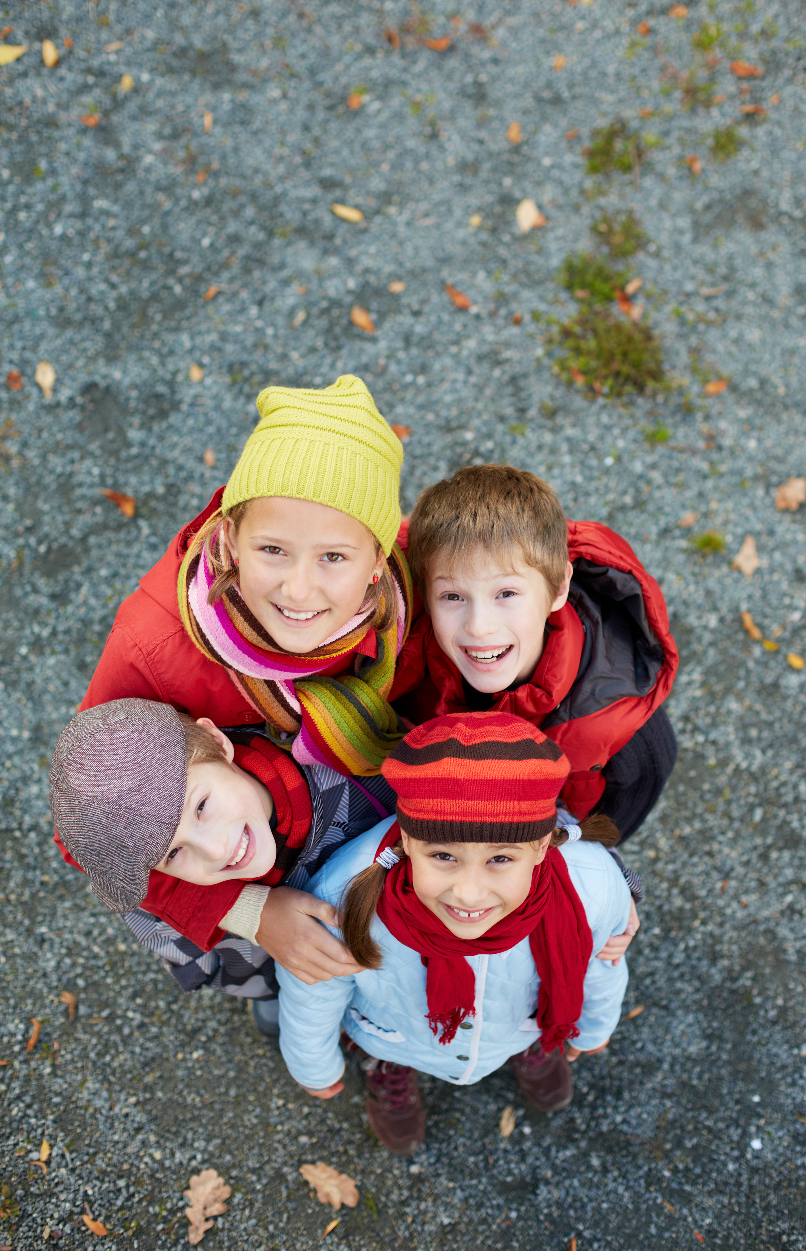 Vennegruppe ude i naturen