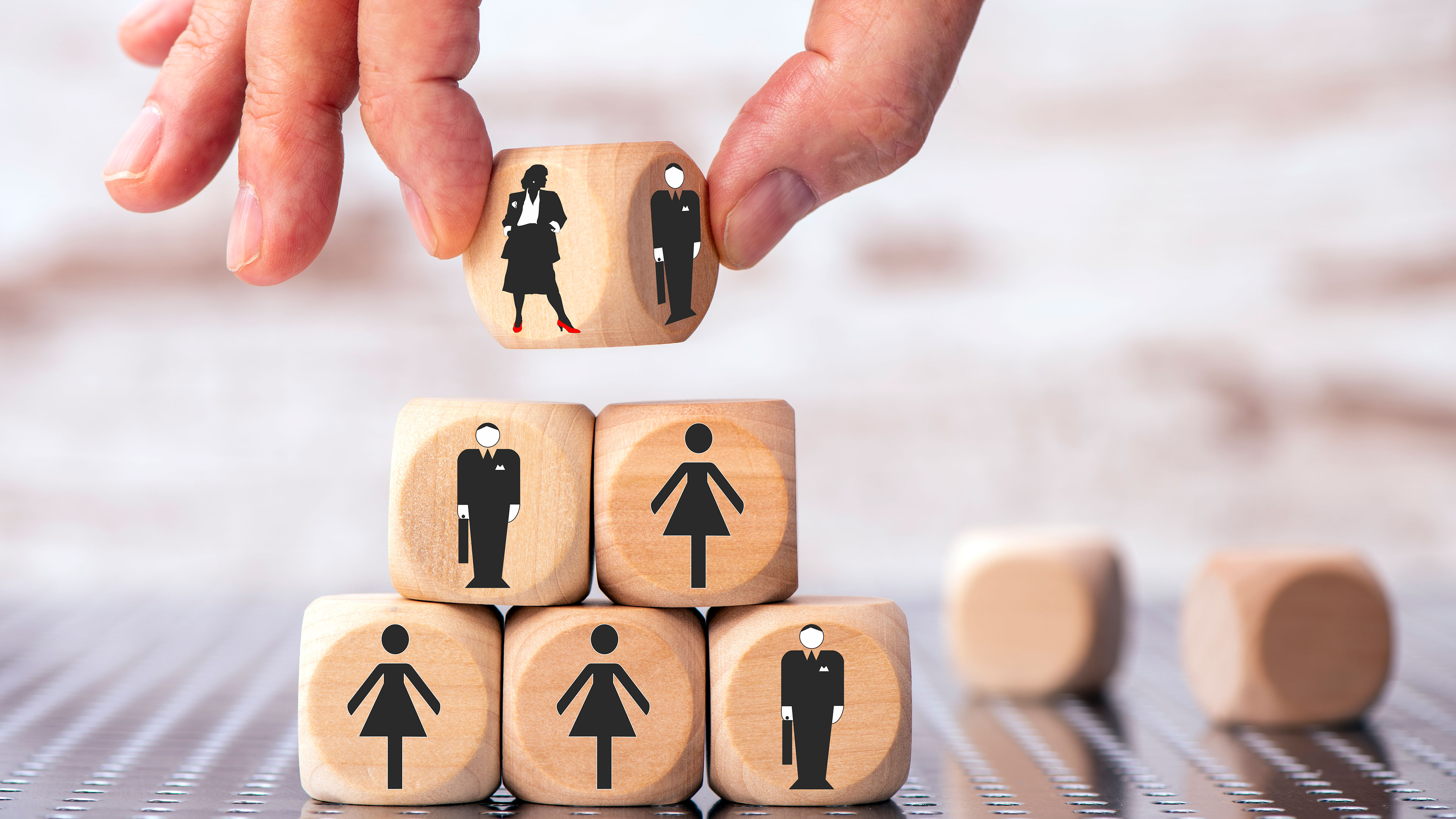 nger med tegninger af mennesker i stedet for tal / Foto: Colourbox