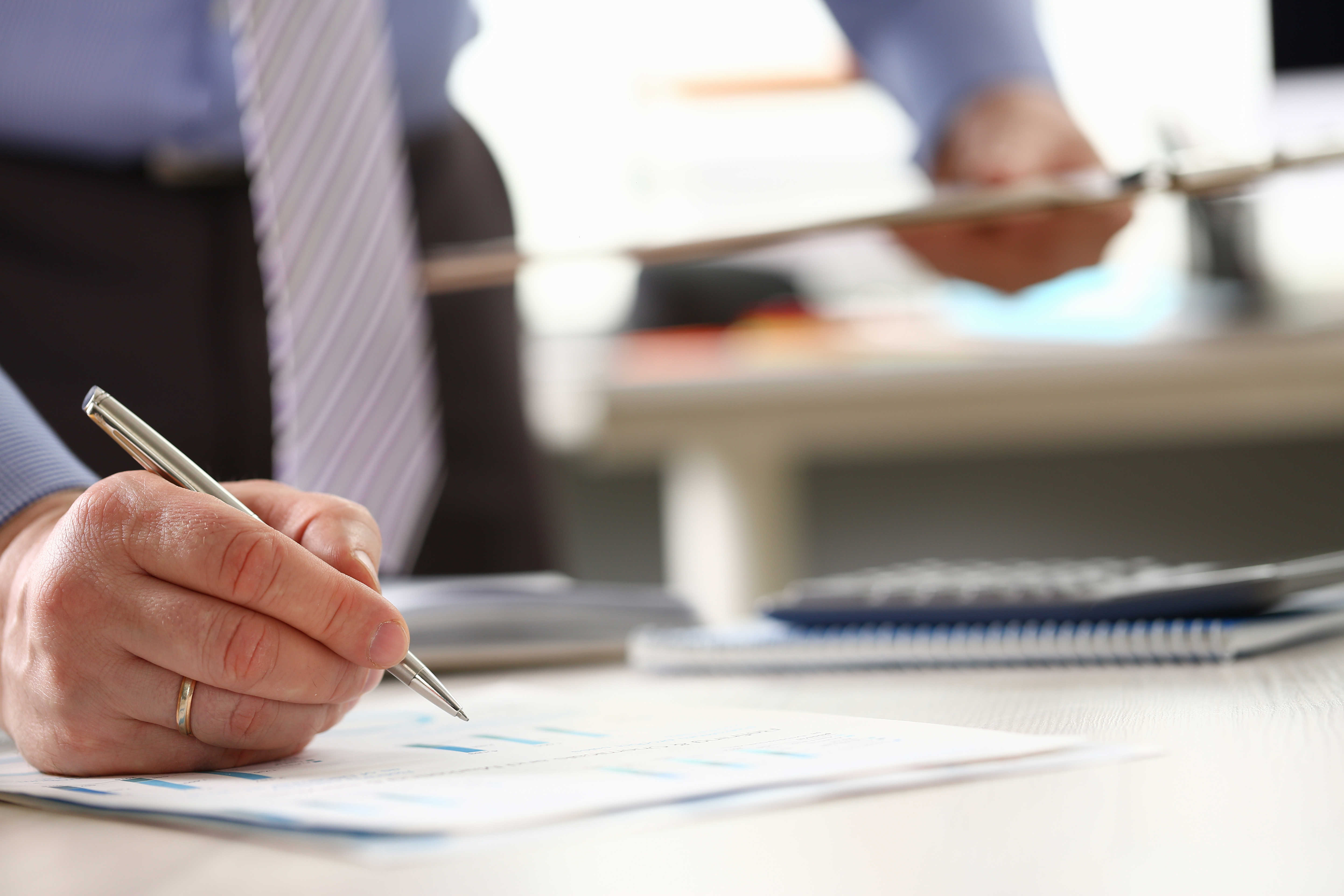 Underskrift på dokument