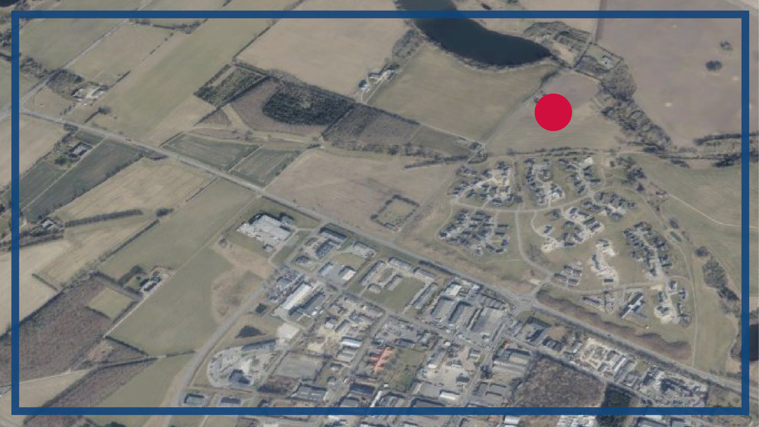 Luftfoto over Åbohaven Nyborg