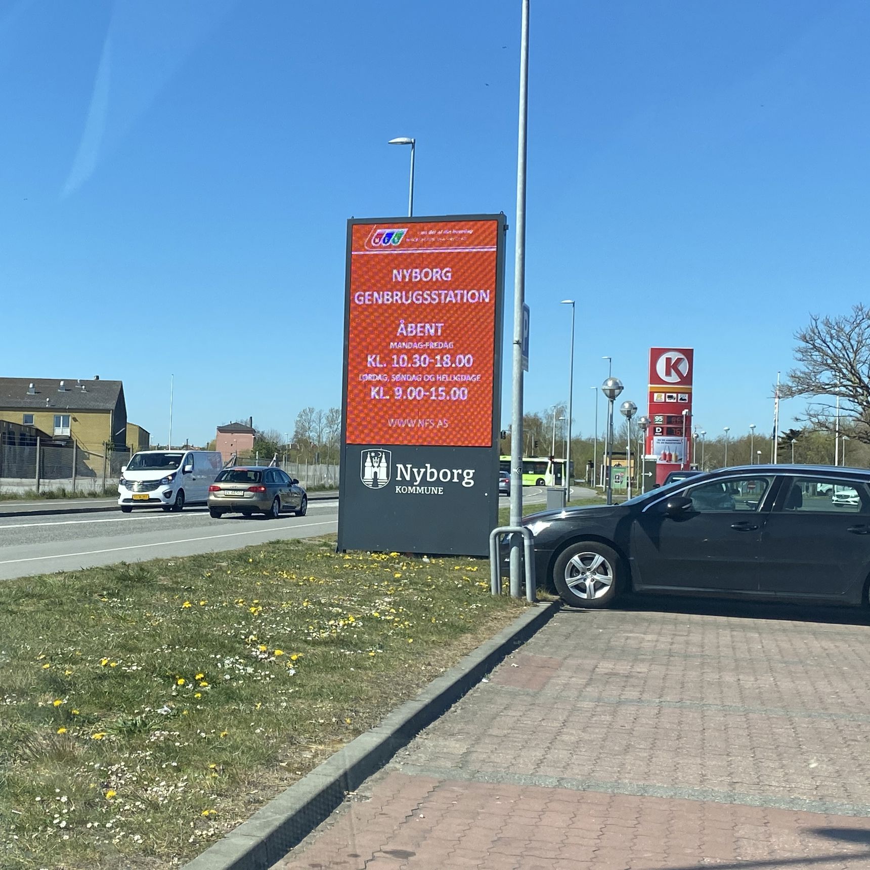 Informationsstander på Storebæltsvej