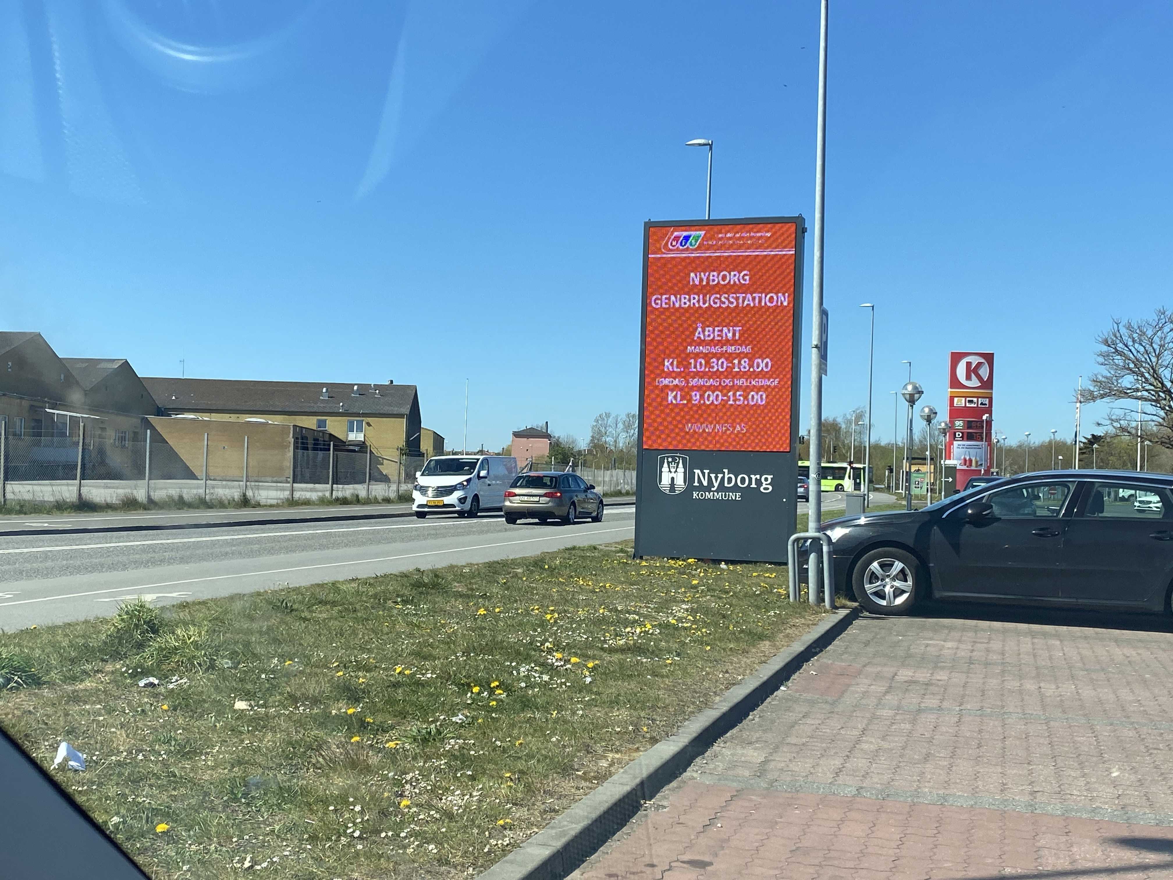 Informationsstander på Storebæltsvej