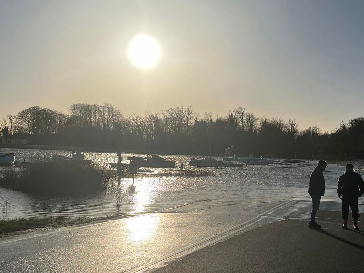 Oversvømmelse ved Holckenhavndæmingen