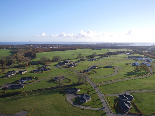 Luftfoto over Jagtenborg // Foto: Nyborg Kommune