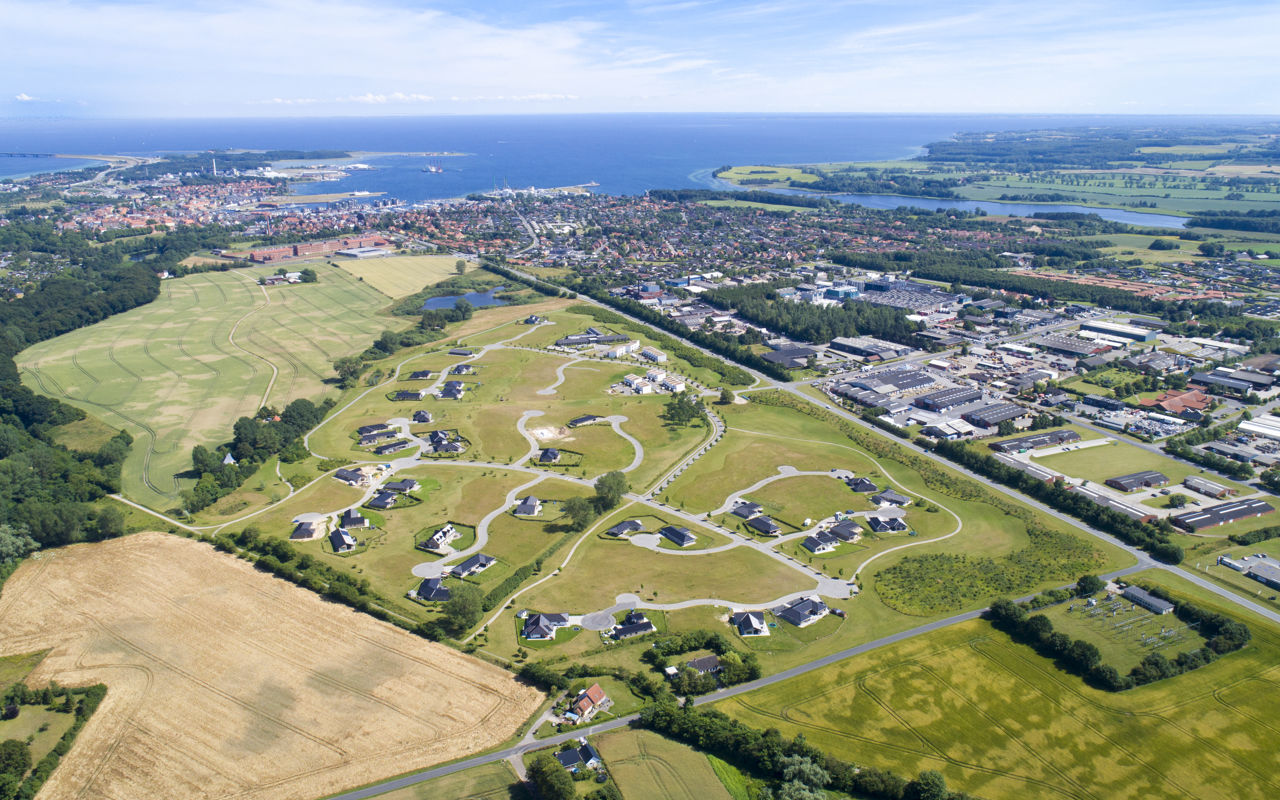 Luftfoto over Jagtenborg