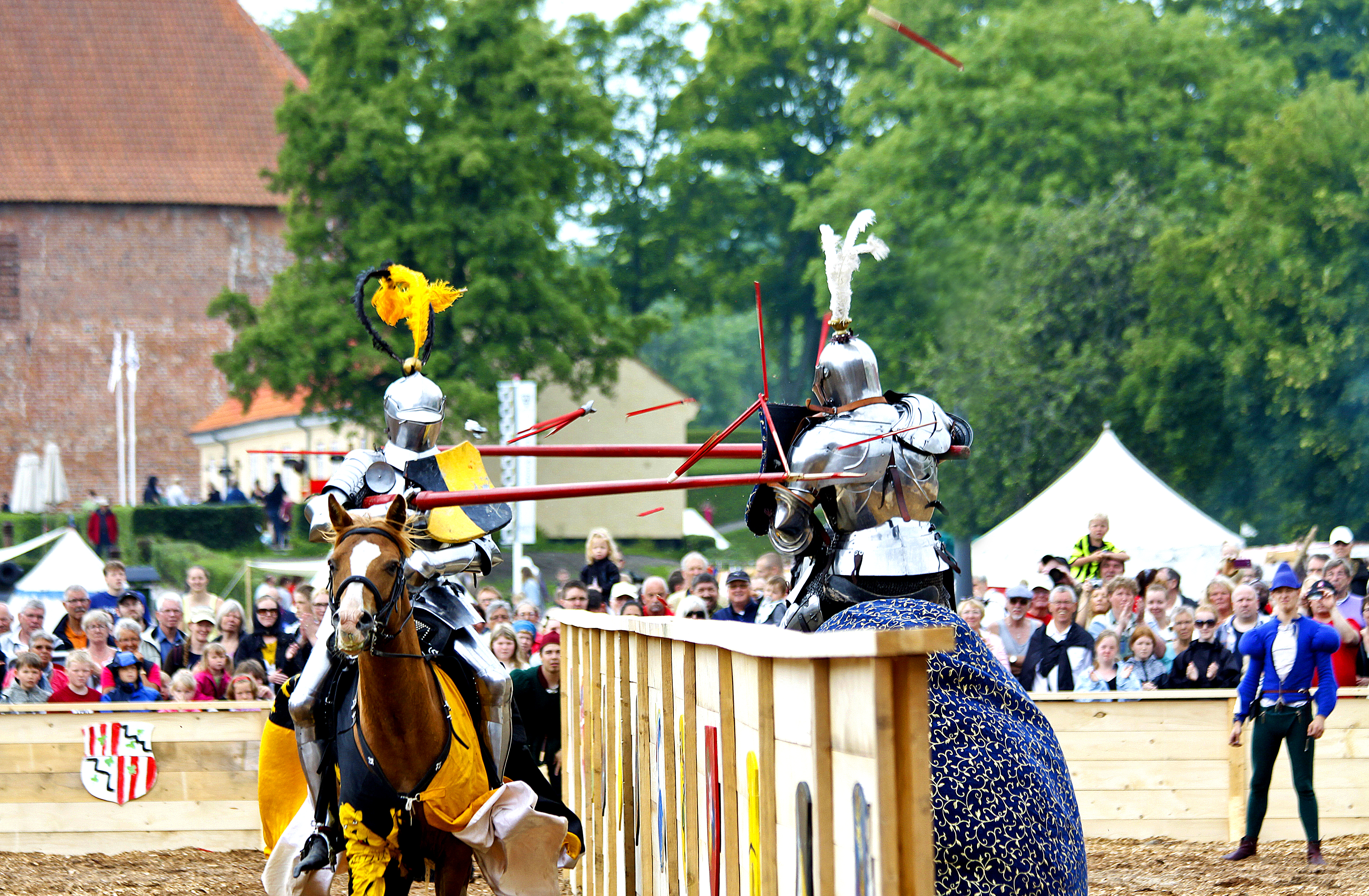 Ridderturnering ved middelaldermarkedet Danehof.