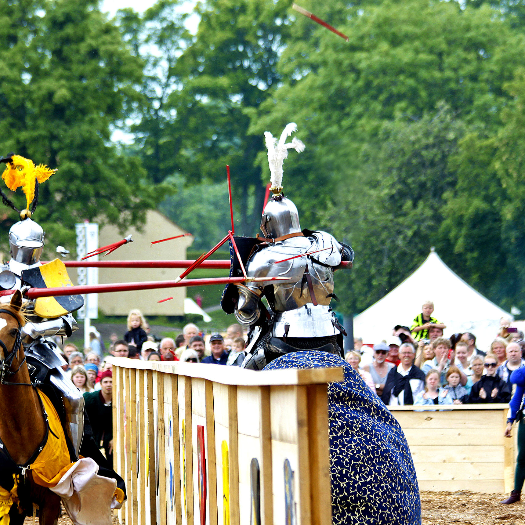 Ridderturnering ved middelaldermarkedet Danehof.