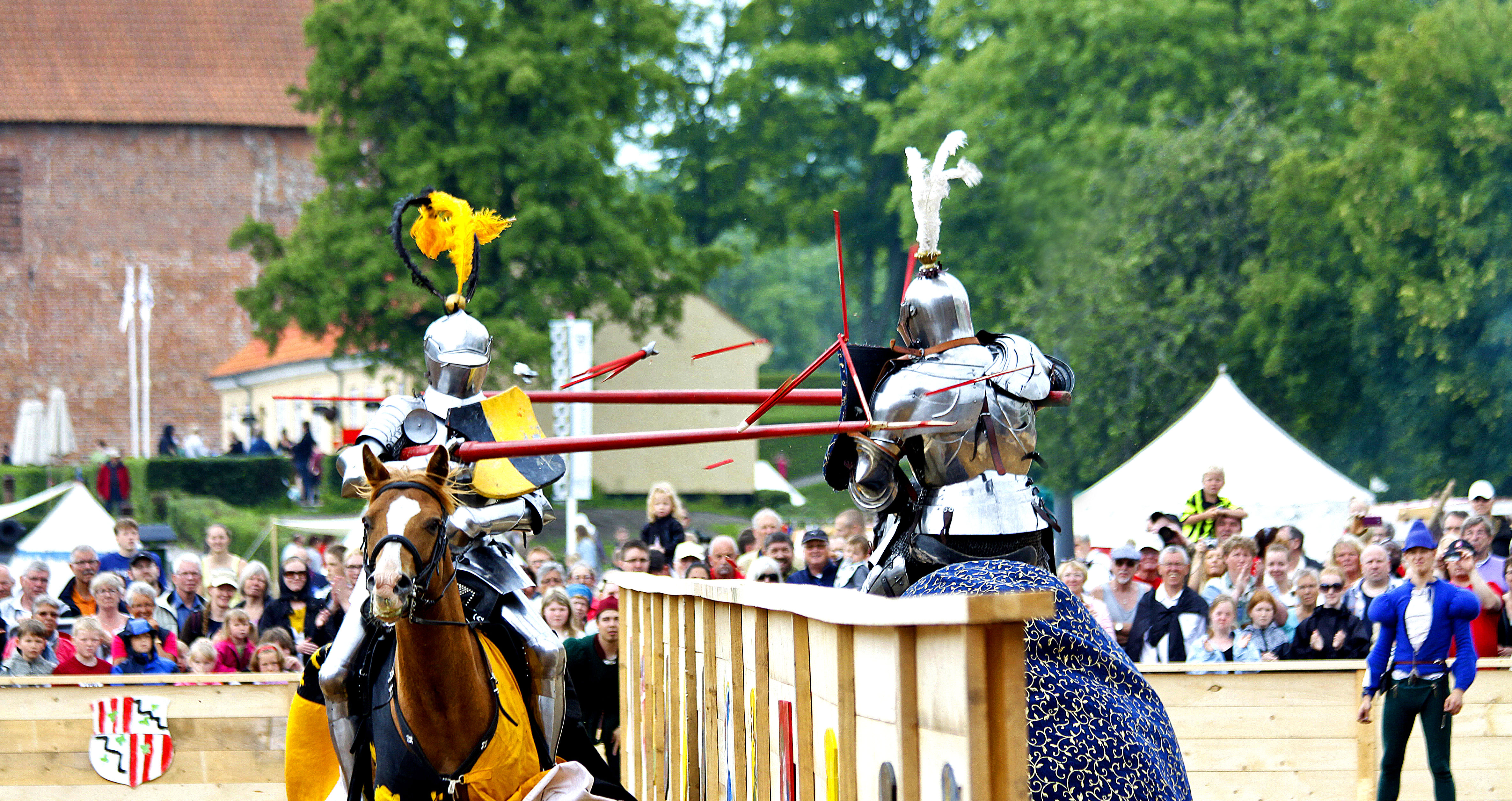 Ridderturnering ved middelaldermarkedet Danehof.