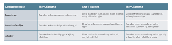 Grafik der beskriver kompetenceområder // Foto: Nyborg Kommune