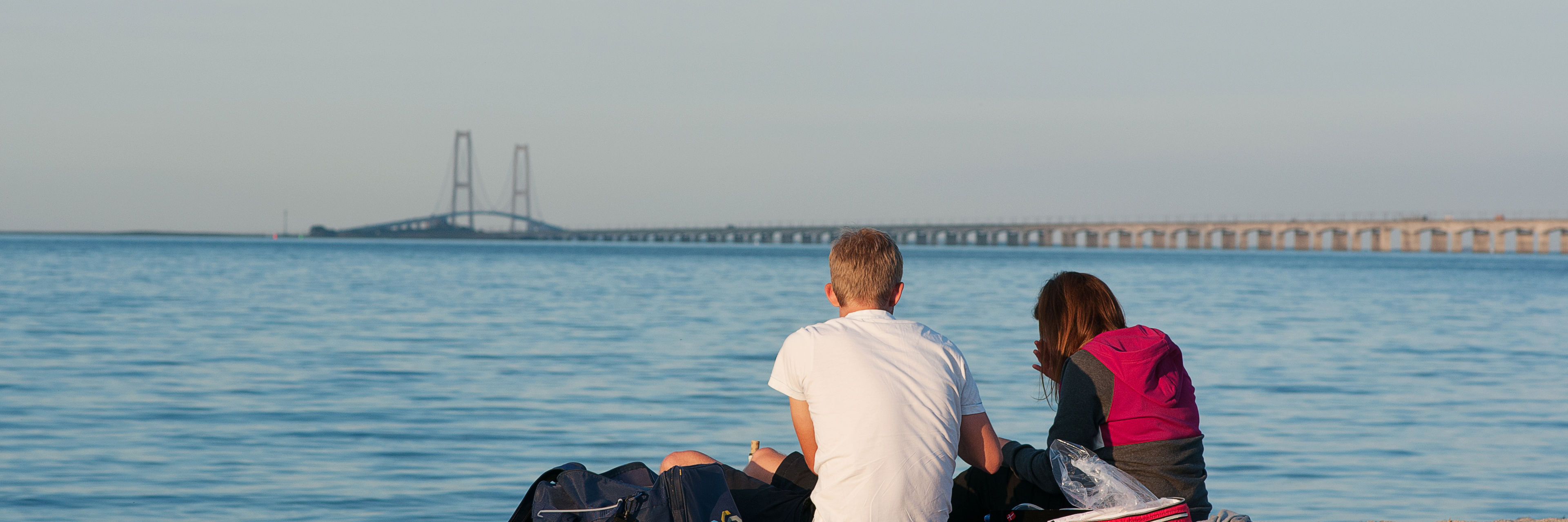 Strand og storebæltsbroen