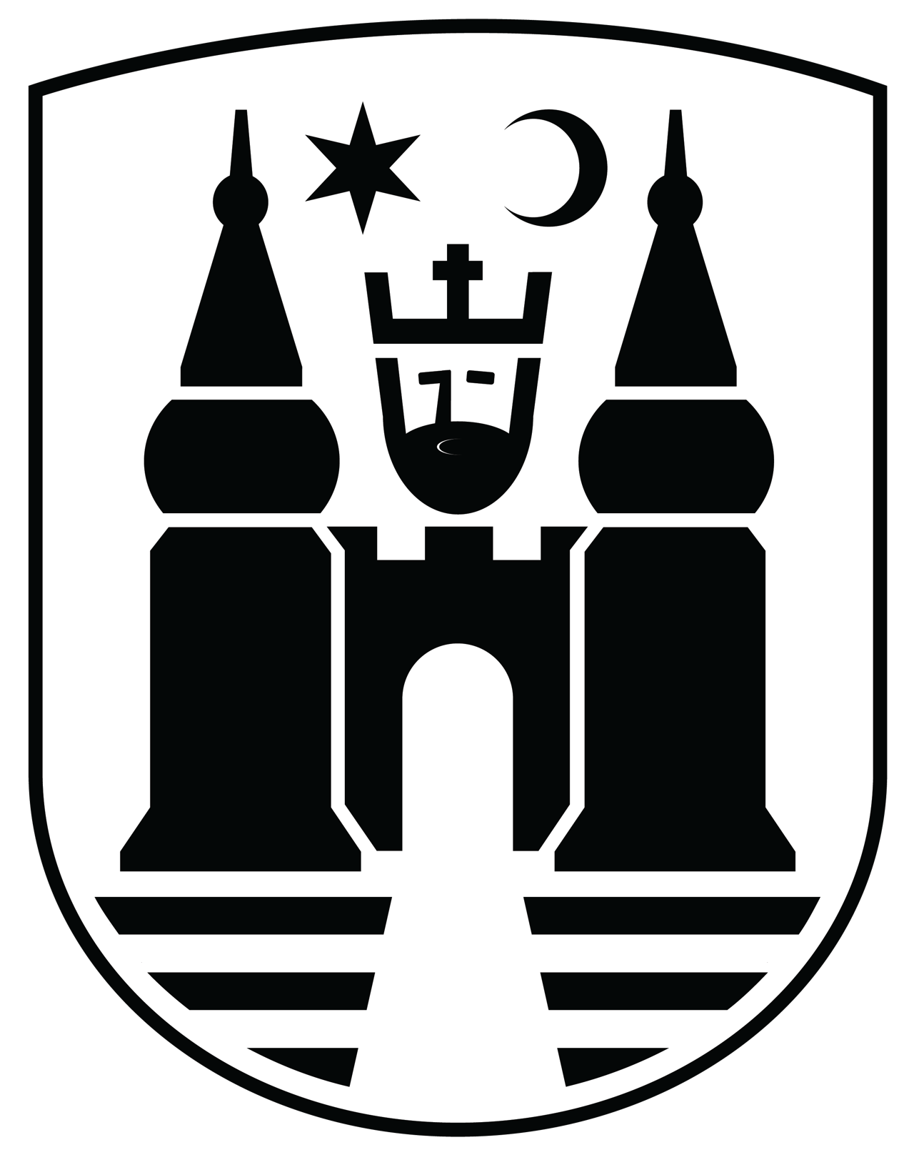 Logo i sort uden navnetræk