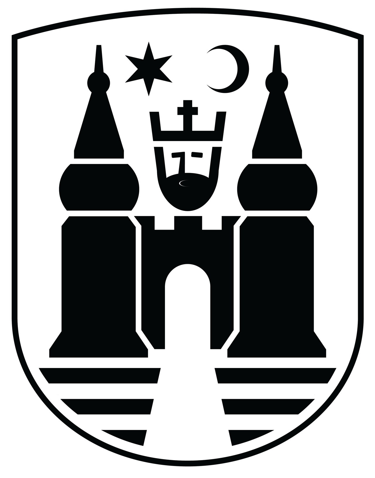 Logo i sort uden navnetræk