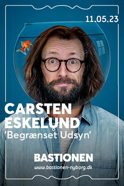 Eventplakat fra Bastionen // Foto: Nyborg Kommune