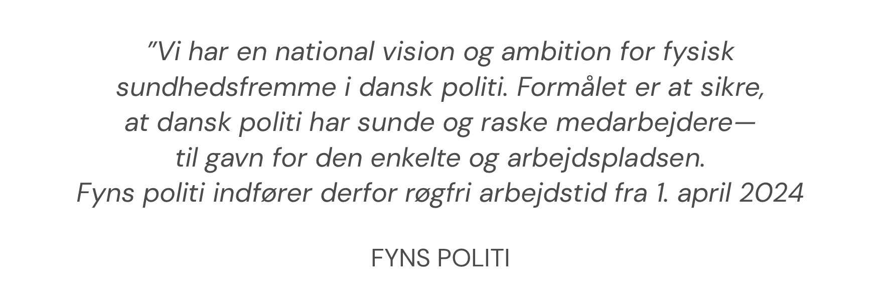Citat Fyns Politi // Foto: Nyborg Kommune