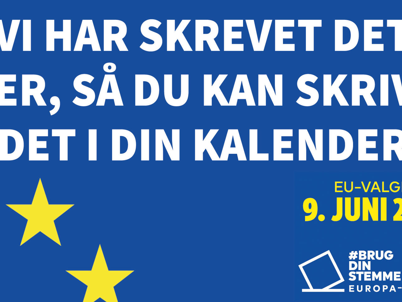 Banner EU-valg 9. juni 2024