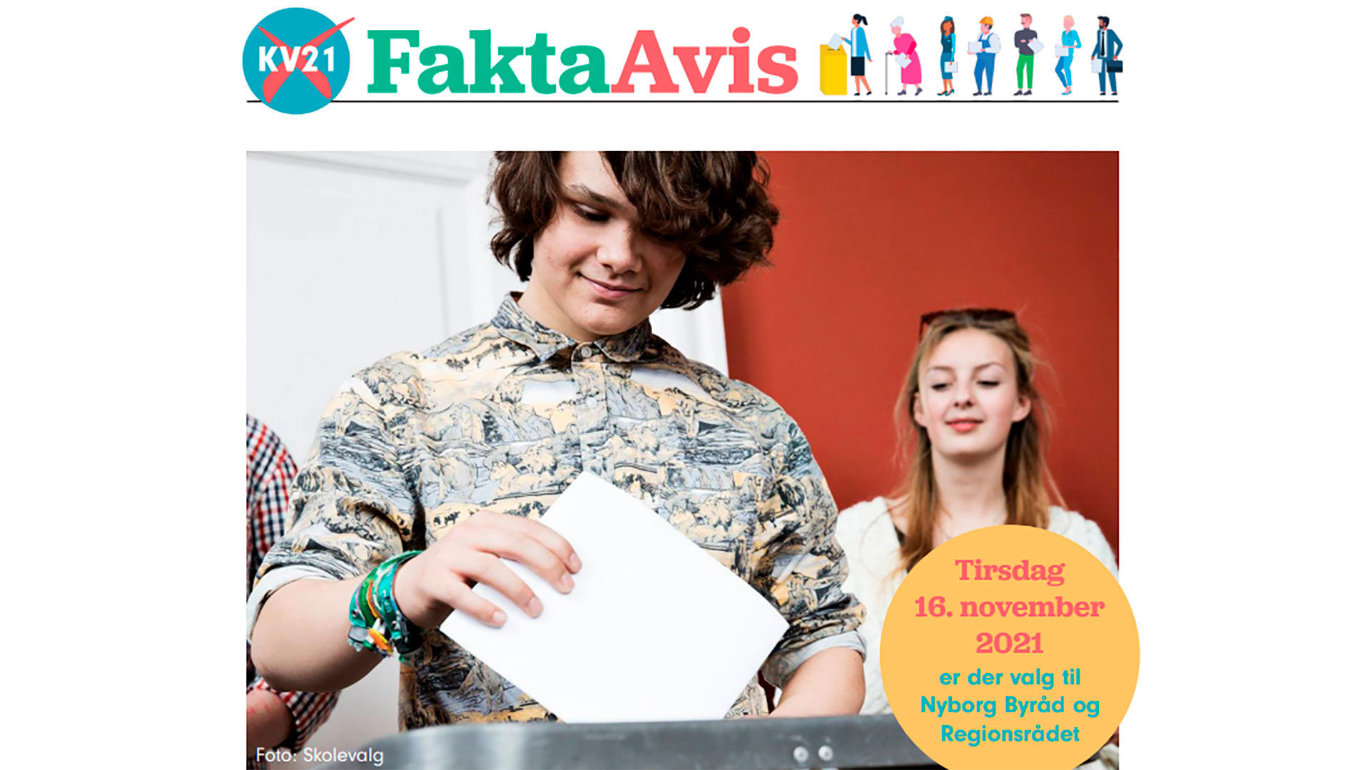 Forside fra KV21 Faktaavis til unge