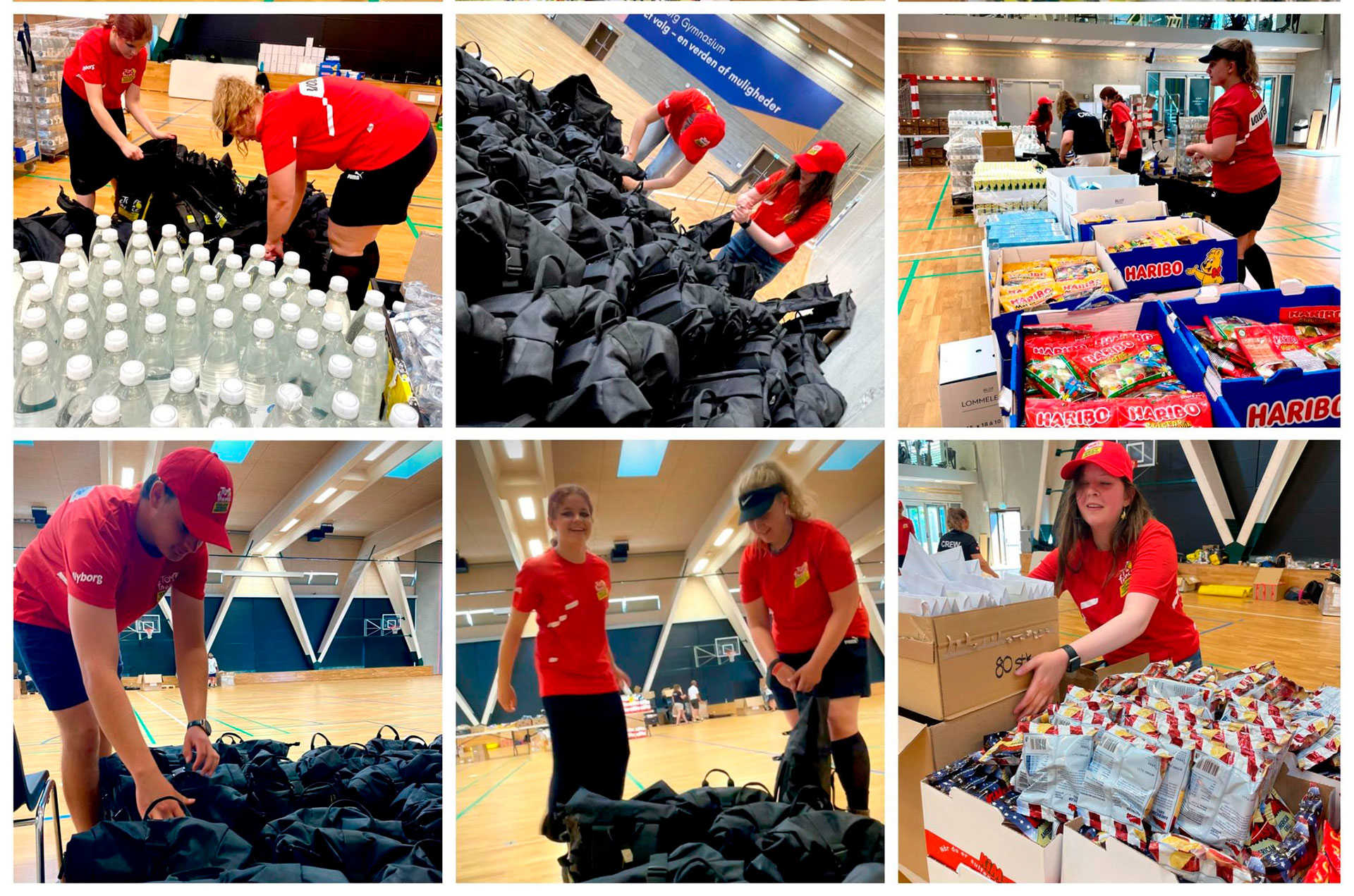 Frivillige pynter op til Tour de France