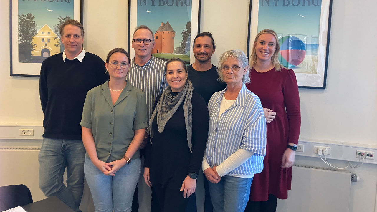 Medarbejdere fra Nyborg Kommunes Social og Familie