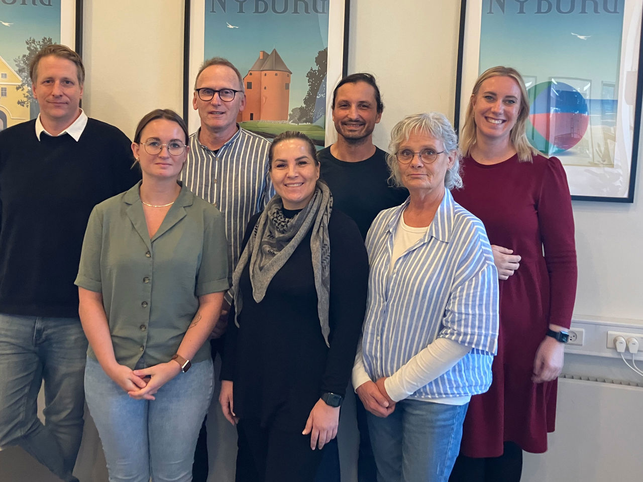 Medarbejdere fra Nyborg Kommunes Social og Familie