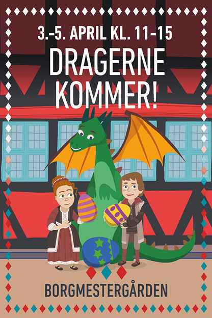 Eventplakat fra Borgmestergården // Foto: Nyborg Kommune