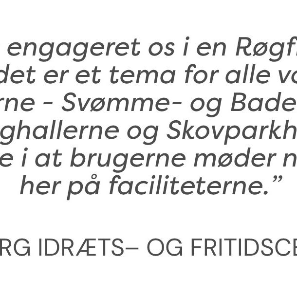 Citat Nyborg Idræts og Fritidscenter // Foto: Nyborg Kommune